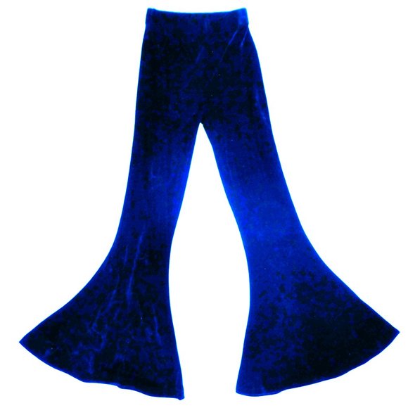 VeLVeT Killstar Black Hippie Pants Flare Bell Bottoms Pullon Elastic Waist XS - Picture 6 of 6